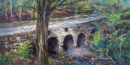 Fluttering Forsythia by artist Linda Wells